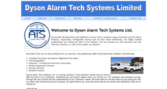 Desktop Screenshot of dysonalarmtechsystems.ca