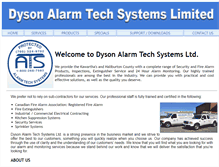 Tablet Screenshot of dysonalarmtechsystems.ca